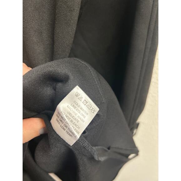 NWT Ace Ivy Women’s Snap Up Black Faux Suede Trench Coat Jacket size XL $158 - Picture 6 of 11